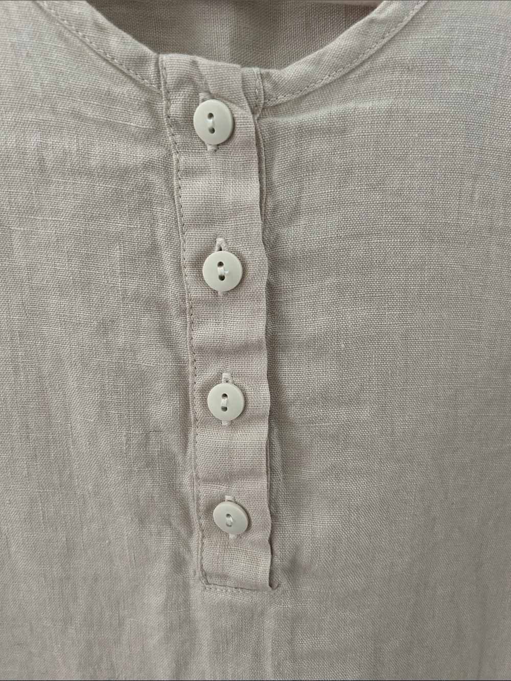 Parachute Linen House Dress Size Medium Midi Oversized Comfy Tunic/Nightshirt - Picture 13 of 15